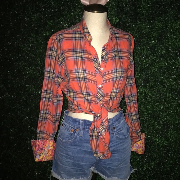 George Roth button down plaid shirt - Picture 2 of 4